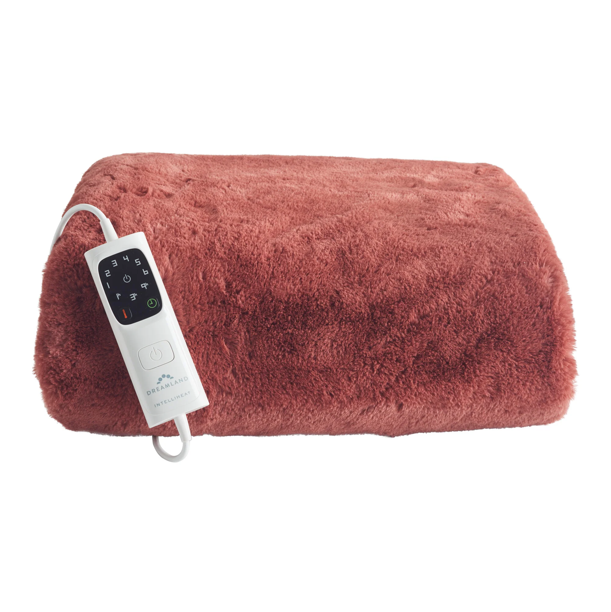 Cosy Up Silky Soft Faux Fur Warming Throw - Terracotta - Image 5