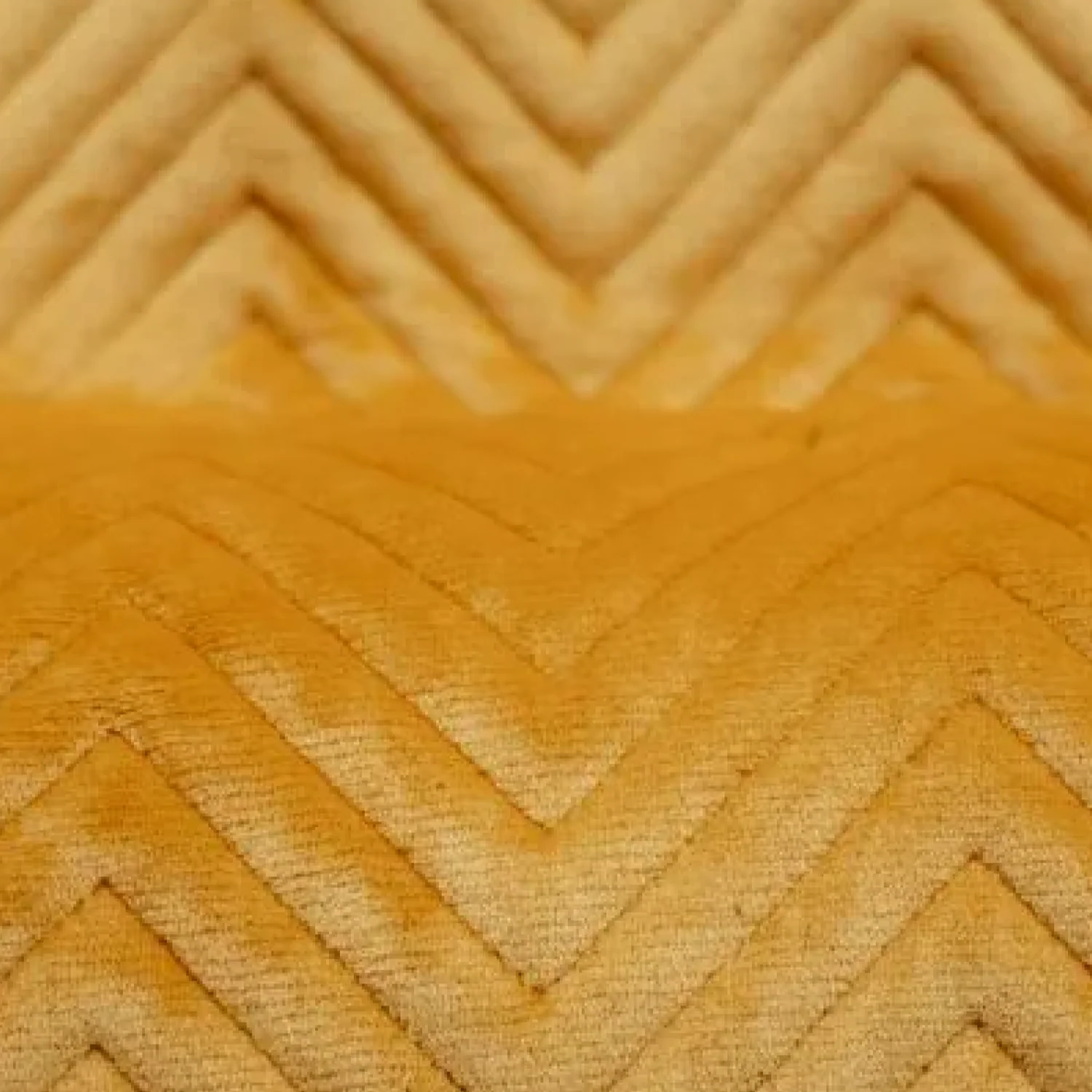 Hurry Home Deluxe Velvet Warming Throw - Mustard Herringbone - Image 3
