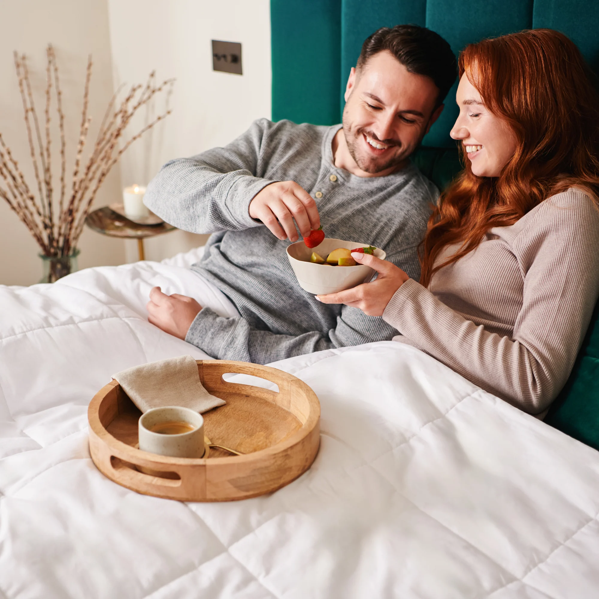 Love Mornings All Season Pure Cotton Heated Duvet King Dual Controls - Image 4