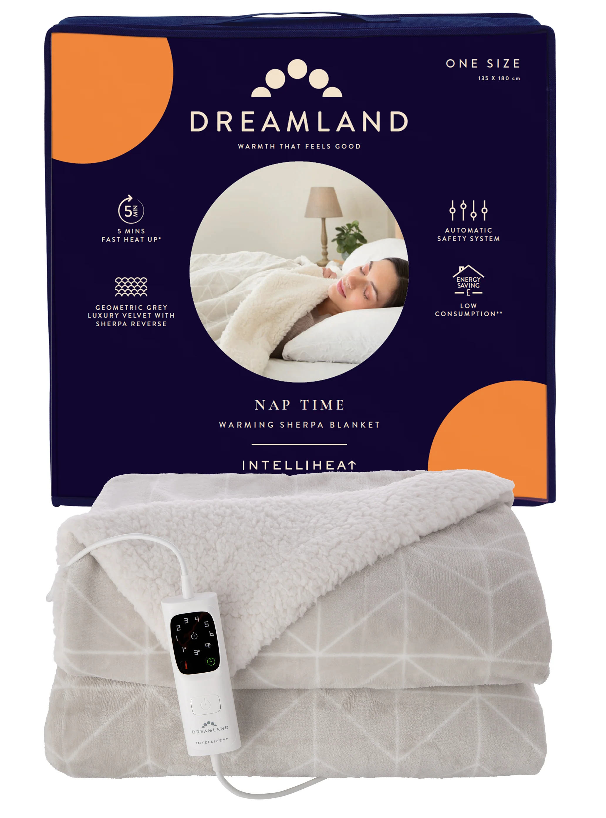 Nap Time Warming Sherpa Blanket - Beige - Image 7