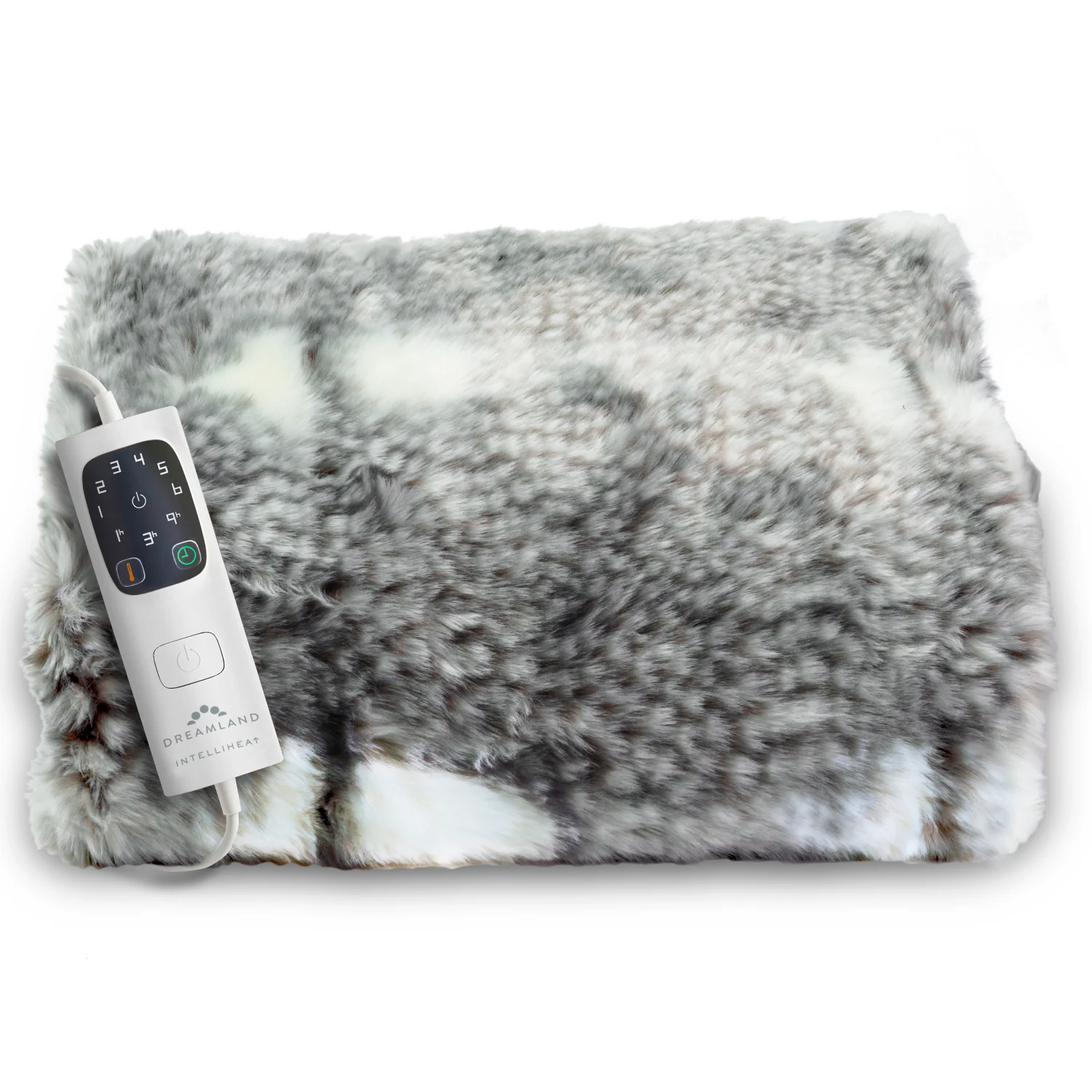 Hygge Days Luxury Faux Fur Warming Throw - Fallow Deer Print - Image 4